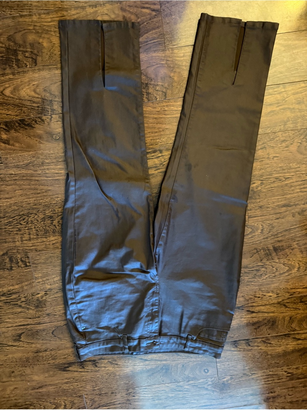 Boston Proper Brown Straight-Leg Dress Pants